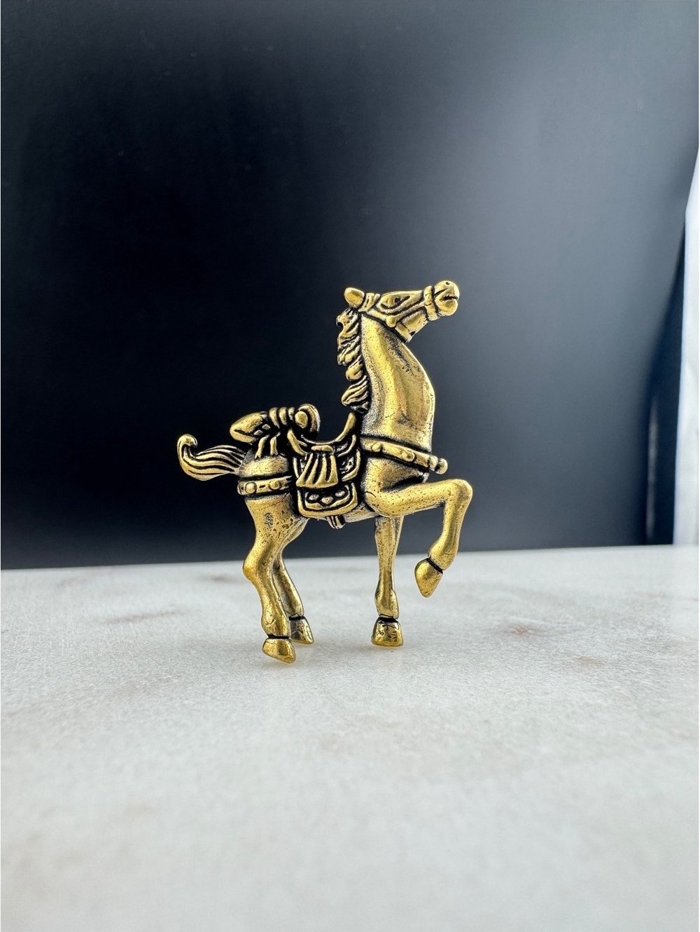 Horse Brass Crafts Decoration Desktop Ornaments